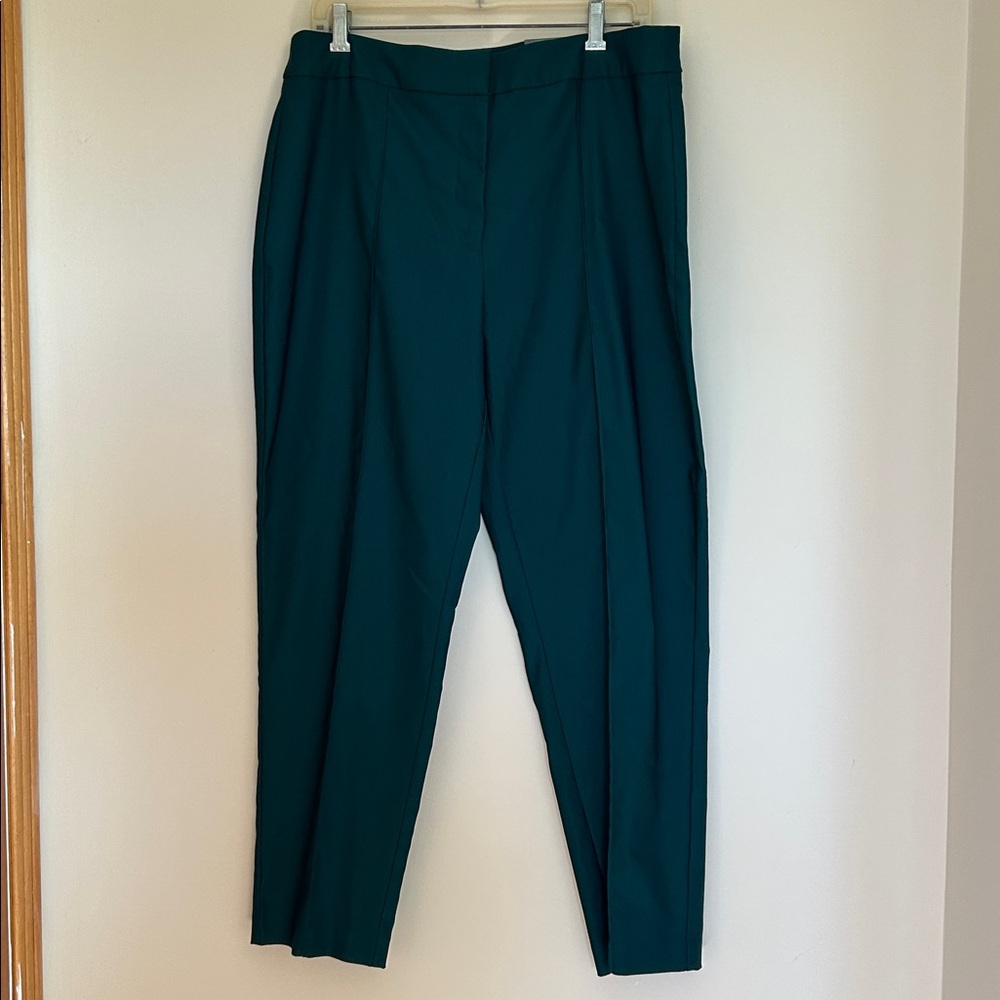 Worthington estate green rayon/nylon pants size skinny 14 new with tags